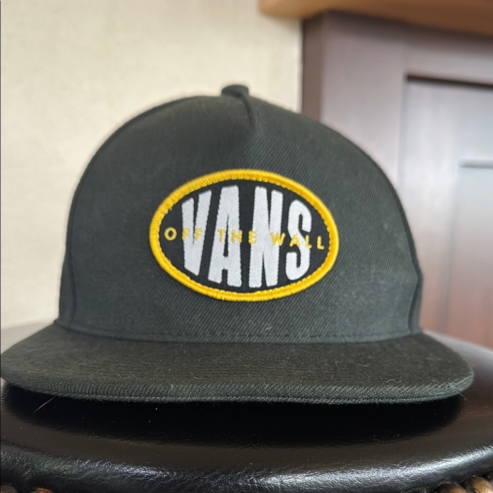 Vans Black Cap with Yellow Logo